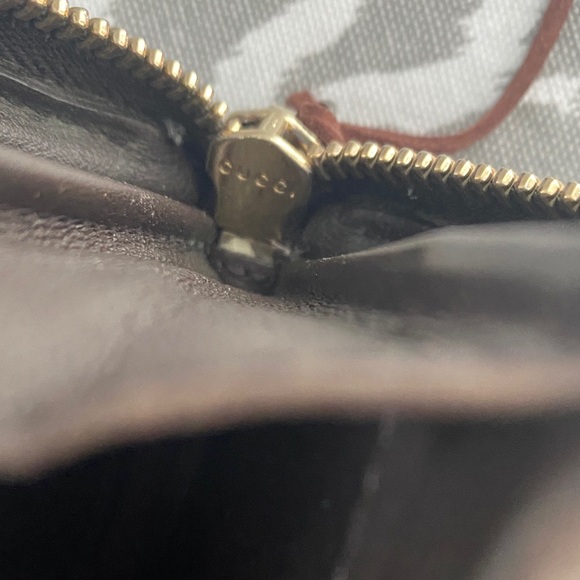 Gucci GG Beige Canvas Zip-Around Long Wallet w/Gold Tone Hardware - Picture 7 of 12